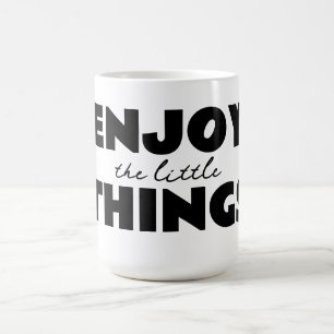 Mágica Desfrute as Pequenas Coisas Caneca