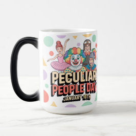 Mágica Dia das Pessoas Peculiares Caneca Morfing