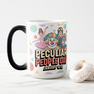 Mágica Dia das Pessoas Peculiares Caneca Morfing