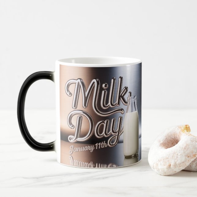 Mágica Dia do Leite Caneca Morfing Janeiro 11 (Com Donut)