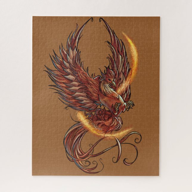 Mágica do pássaro de Phoenix quebra-cabeça de 520 (Vertical)