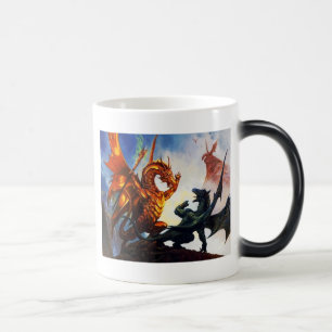 Mágica Dois dragões em uma caneca