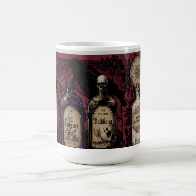 Mágica Elixirios Curiosos e Caneca Morfing do Corvo 15oz (Center)