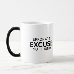 Mágica Erro 404: Desculpa Não Encontrada Caneca Morfing