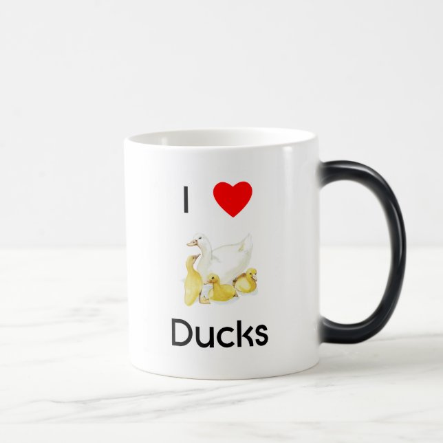 Mágica Eu amo a caneca dos patos (Direita)
