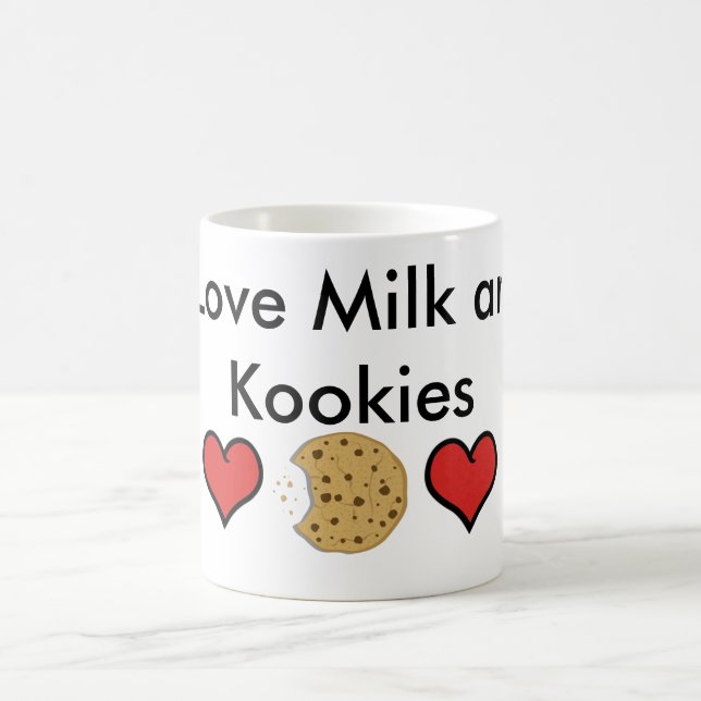 Mágica Eu amo o leite e a caneca de Kookies (Centro)