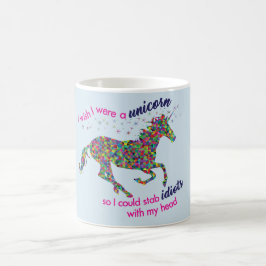 Mágica Eu desejo que eu era um unicórnio… Caneca