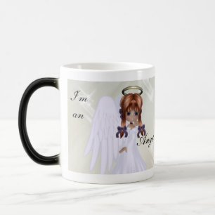 Mágica Eu sou um anjo…. Na maioria das vezes caneca de