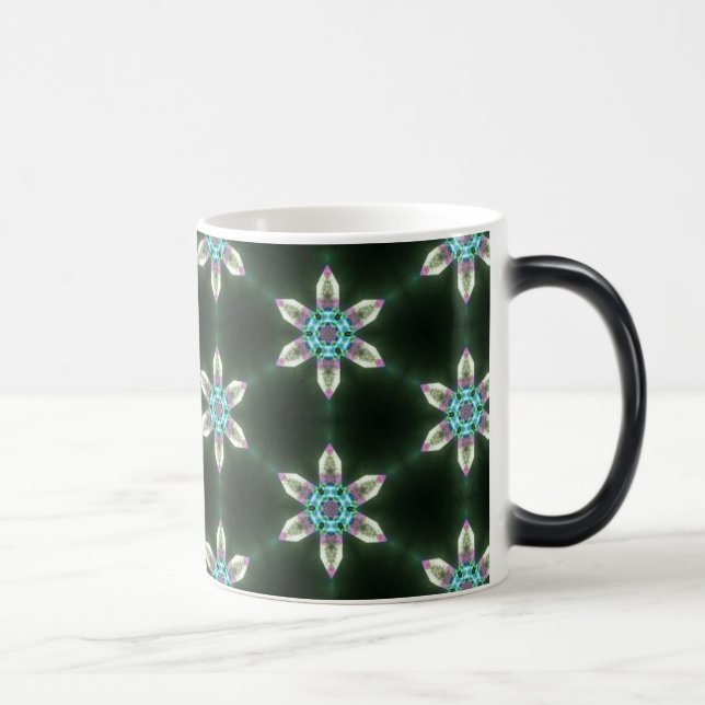 Mágica Flores de néon do diamante na caneca Morphing (Direita)