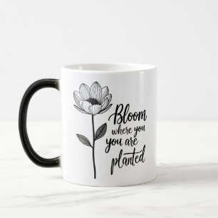 Mágica Floresça Onde Você Está Plantado Caneca de Arte