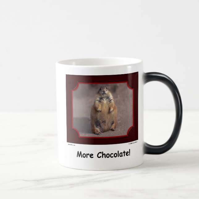 Mágica "Mais chocolate!" Caneca do esquilo (Direita)