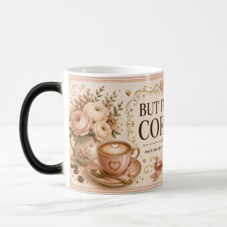 Mágica Mas Primeiro, Caneca Café Blush Romântico