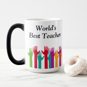 Mágica melhor caneca de professores do mundo