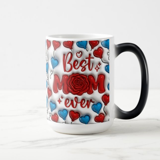 Mágica Melhor design de caneca para a mãe de sempre, Desi (Direita)