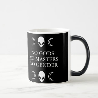 Mágica NENHUNS DEUSES NENHUM MESTRADO NENHUMA caneca do
