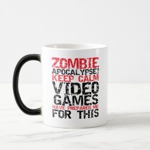 Mágica O apocalipse do zombi mantem a caneca engraçada