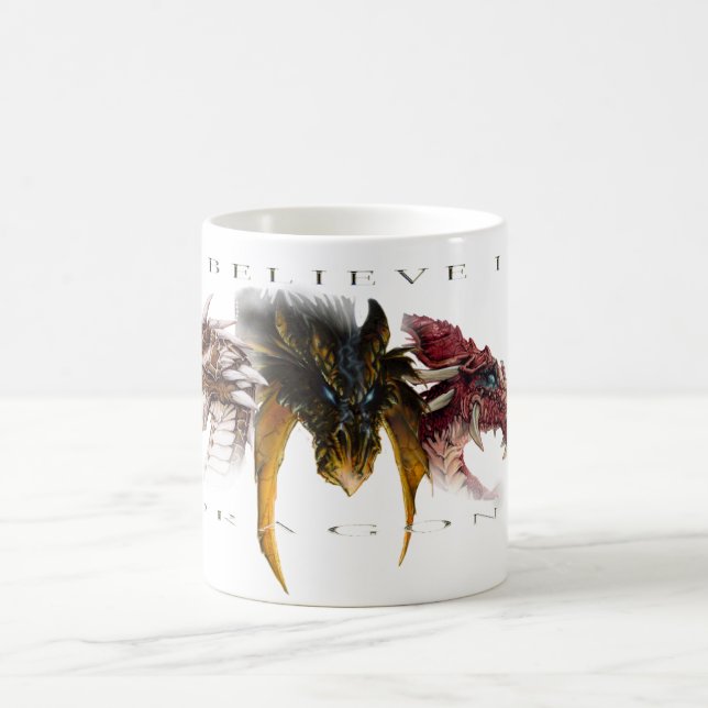 Mágica Obscuridade uma caneca Morphing (Centro)