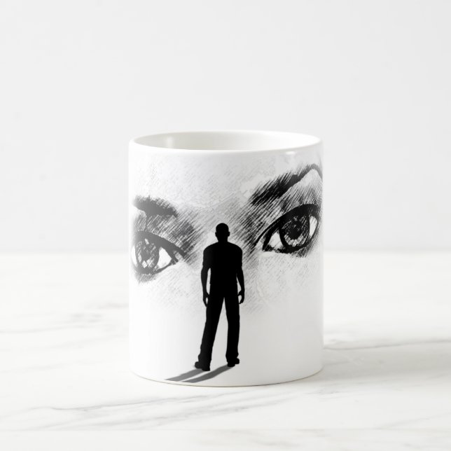 Mágica Olhos escondidos da caneca da deusa (Centro)