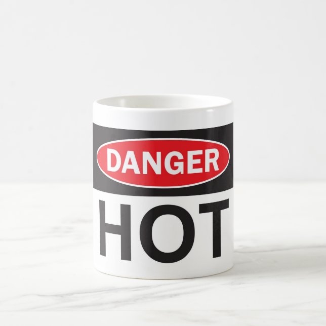 Mágica Perigo quente - caneca Morphing (Centro)