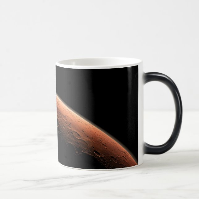 MÁGICA PLANETA VERMELHO NO UNIVERSO, CANECA DE MARTE DE (Direita)