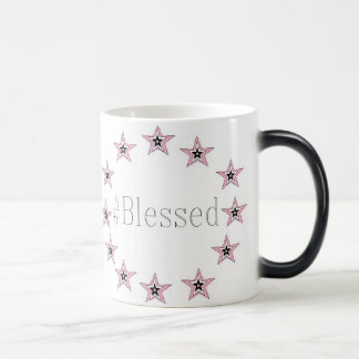 Mágica Preto/branco arte Morphing da caneca de 11 onças