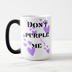 Mágica Púrpura caneca de amor