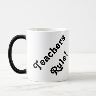 Mágica Regra dos professores! caneca morphing