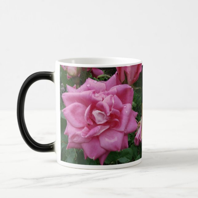 Mágica Rosas da caneca da amizade e do amor (Esquerda)