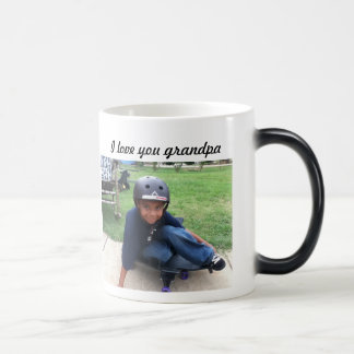 Mágica Vovô eu amo a caneca de u adiciono sua imagem