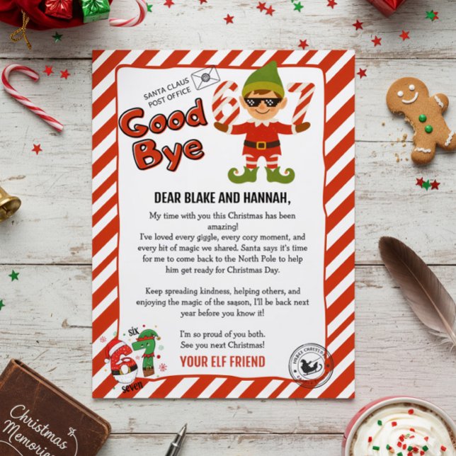 Magical Elf Goodbye Letter (Criador carregado)