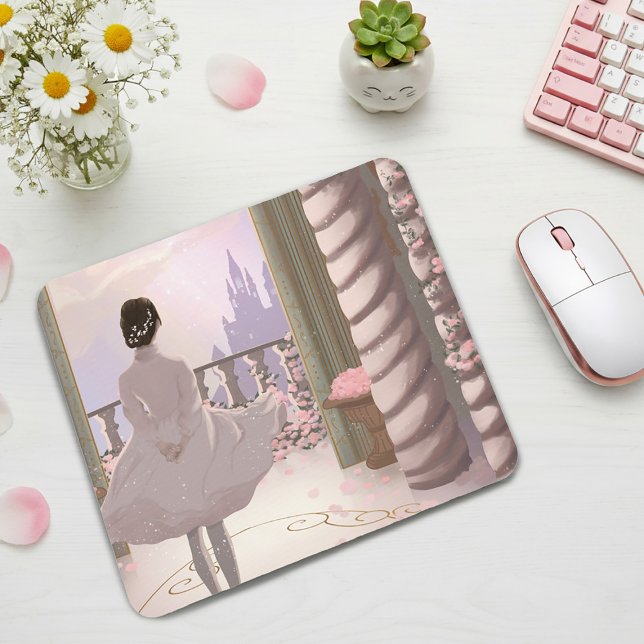 Magical Fairy Tale Palace Mouse Pad (Criador carregado)