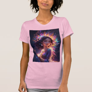 Magical Princess in Tiara T-shirt Color Choice