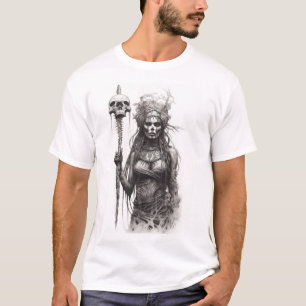 Magical Witch Doctor em Pose T-shirt