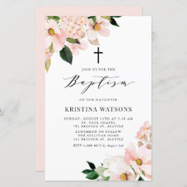 Magnésia Rosa Esbranquiçada e Hydrangea Baptism Co