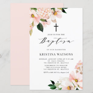Magnésia Rosa Esbranquiçada e Hydrangea Baptism Co