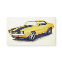 Magnet Amarelo Camaro 1969