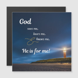 Magnet - Azul - Deus Vê-Me Ouvidos-Me