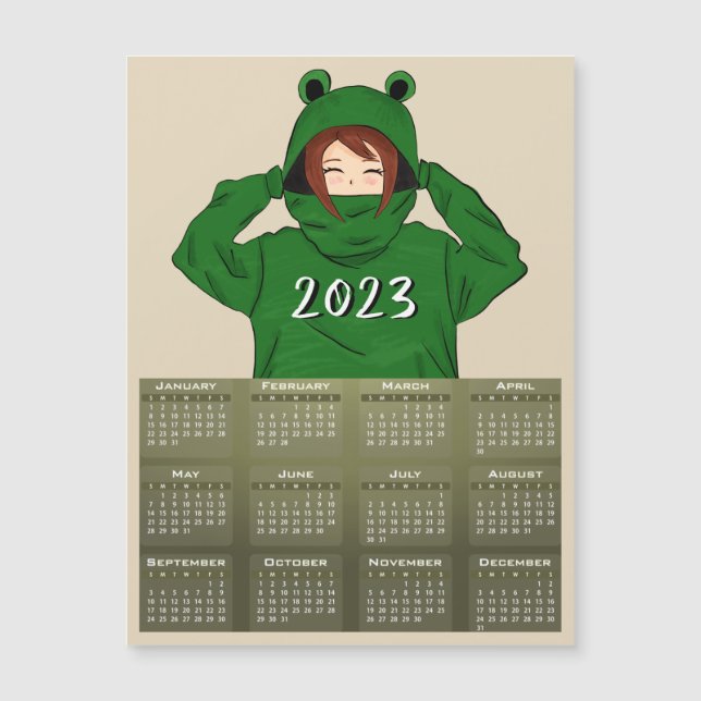 Calendário de anime do ano novo chinês 2023