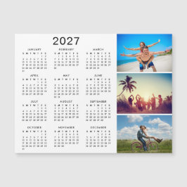 Magnet de Calendário 2025 para Colagem de Fotos Pe
