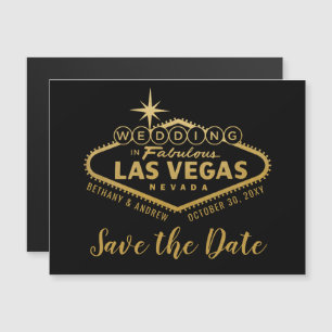 Magnet de Casamento de Destino de Las Vegas Salve