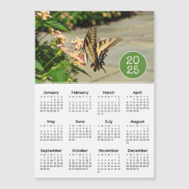 Magnet de Fotografias da Borboleta do Calendário 2