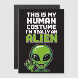 Magnet de Halloween Alienígena de Costume Humano