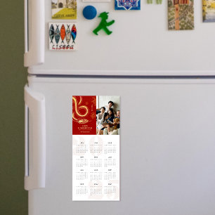 Magnet do Calendário de Ano Novo chinês - Cobra Zo