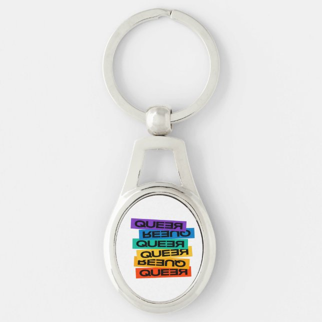 Magnet Do Carro. LGBT+Orgulho. Queer. Chaveiro (Frente)