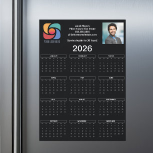 Magnet do Logotipo da Empresa do Calendário 2026 P