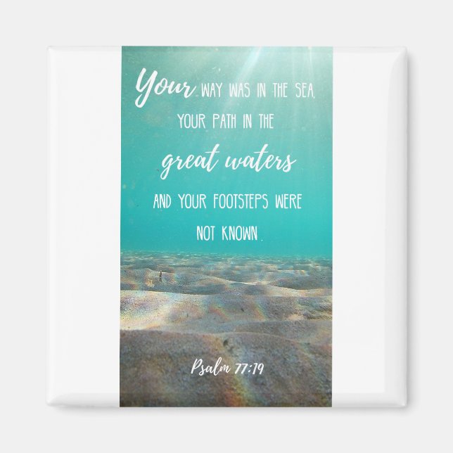 Magnet Quadrado de 2 Polegadas - Íman 1 das Águas  (Frente)