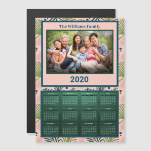 Magnet Tropical Calendário da Família 2020 Anos