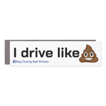 Magneta de Pára-choque tradicional de 3" X 11"