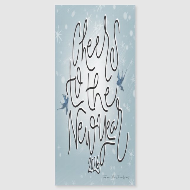 Magnetic Card new years (Frente)