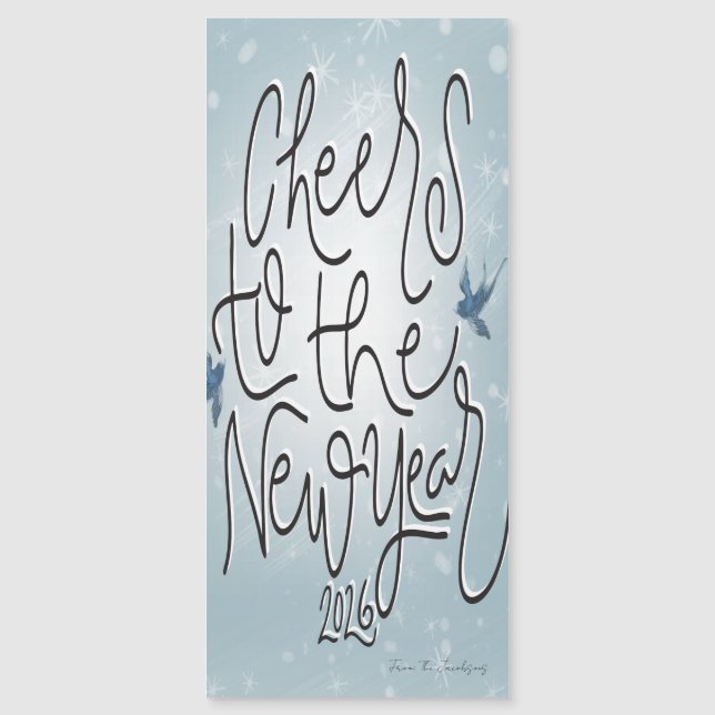 Magnetic Card new years (Frente)